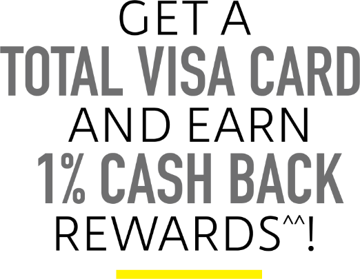 Total Visa Card Cash Back Rewards